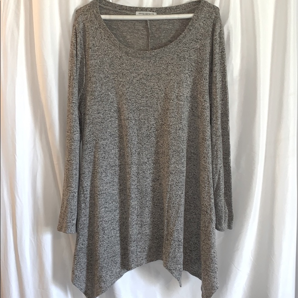 Grey sweater tunic